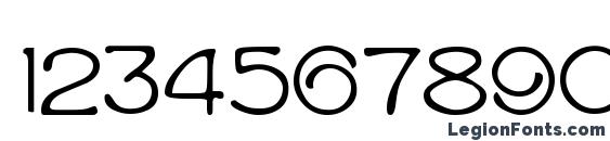 IsadoraCaps Font, Number Fonts