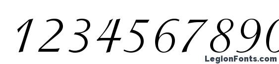 IsadoraStd Regular Font, Number Fonts