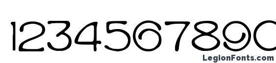 ISHMAEL Regular Font, Number Fonts