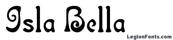 Isla Bella font, free Isla Bella font, preview Isla Bella font