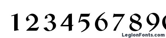 Islington Regular DB Font, Number Fonts