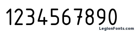 ISOCPEUR Font, Number Fonts
