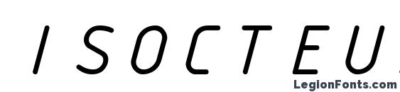 ISOCTEUR Italic Font