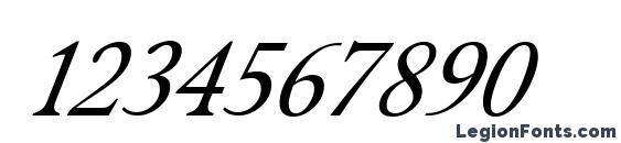 Isolde Italic Font, Number Fonts