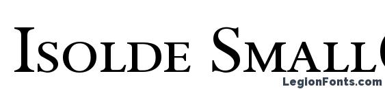 шрифт Isolde SmallCaps, бесплатный шрифт Isolde SmallCaps, предварительный просмотр шрифта Isolde SmallCaps