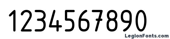 Isonorm Regular Font, Number Fonts