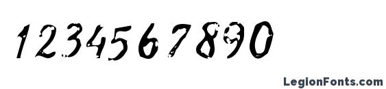 Issac Font, Number Fonts