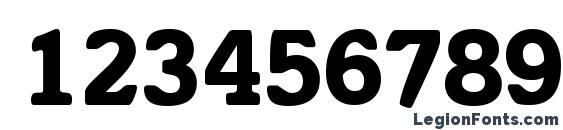 IstriaModernBlack Regular DB Font, Number Fonts