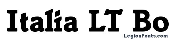 Шрифт Italia LT Bold, Типографические шрифты