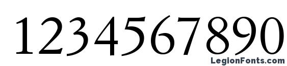 Italian Garamond BT Font, Number Fonts