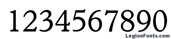 Italian Old Style MT Font, Number Fonts