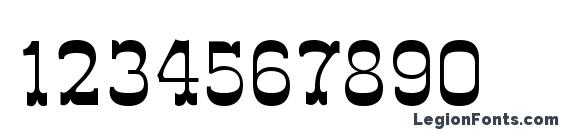 Italy A Font, Number Fonts
