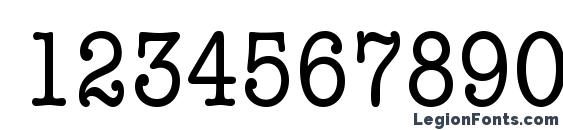 ITC American Typewriter LT Condensed Font, Number Fonts