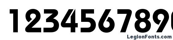 ITC Bauhaus LT Demi Font, Number Fonts