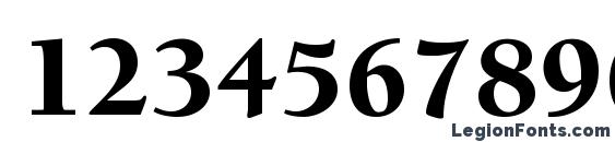 ITC Berkeley Oldstyle LT Black Font, Number Fonts