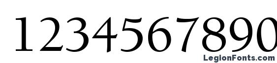 ITC Berkeley Oldstyle LT Medium Font, Number Fonts