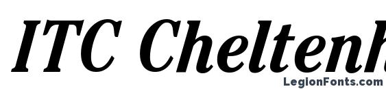 ITC Cheltenham LT Bold Condensed Italic Font
