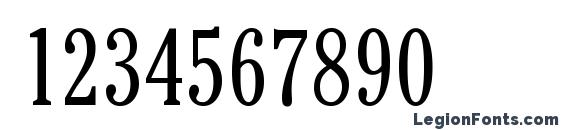ITC Cheltenham LT Light Condensed Font, Number Fonts