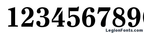 ITC Clearface LT Heavy Font, Number Fonts