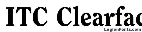 ITC Clearface LT Heavy Font, Serif Fonts