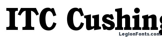 ITC Cushing LT Heavy font, free ITC Cushing LT Heavy font, preview ITC Cushing LT Heavy font
