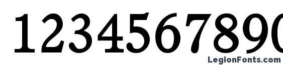 ITC Cushing LT Medium Font, Number Fonts