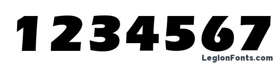 ITC Eras LT Ultra Font, Number Fonts