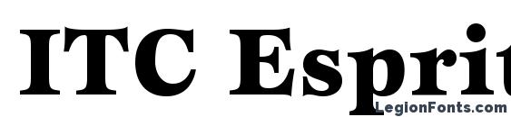 шрифт ITC Esprit LT Black, бесплатный шрифт ITC Esprit LT Black, предварительный просмотр шрифта ITC Esprit LT Black