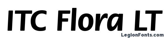 ITC Flora LT Bold Font