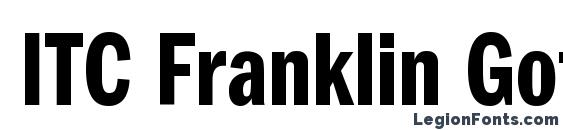 ITC Franklin Gothic LT Demi Compressed Font
