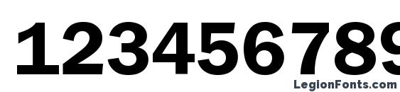 ITC Franklin Gothic LT Demi Font, Number Fonts