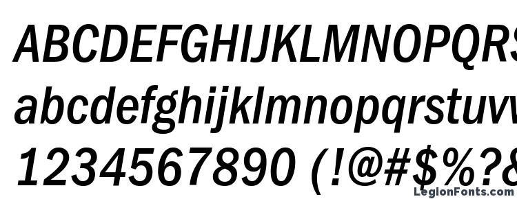 ITC Franklin Gothic LT Medium Condensed Italic Font Download Free ...