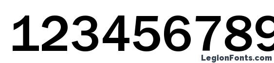 ITC Franklin Gothic LT Medium Font, Number Fonts