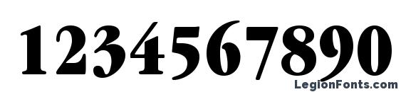 ITC Garamond LT Ultra Condensed Font, Number Fonts