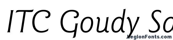 ITC Goudy Sans LT Book Italic font, free ITC Goudy Sans LT Book Italic font, preview ITC Goudy Sans LT Book Italic font