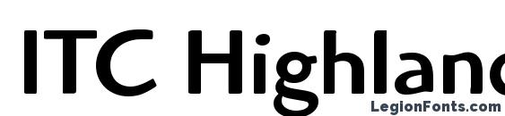 ITC Highlander LT Medium font, free ITC Highlander LT Medium font, preview ITC Highlander LT Medium font