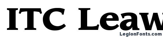 ITC Leawood LT Black Font