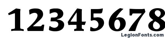 ITC Mendoza Roman LT Bold Font, Number Fonts