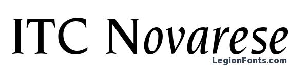 ITC Novarese LT Medium Italic Font