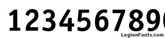 ITC Officina Serif LT Bold Font, Number Fonts