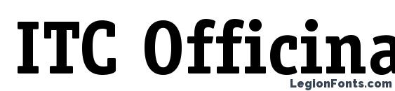 Шрифт ITC Officina Serif LT Bold