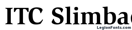 ITC Slimbach LT Bold Font