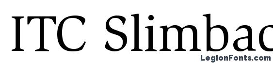 ITC Slimbach LT Book Font