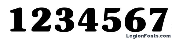 ITC Souvenir LT Bold Font, Number Fonts