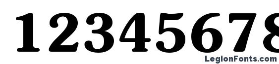 ITC Souvenir LT Demi Font, Number Fonts