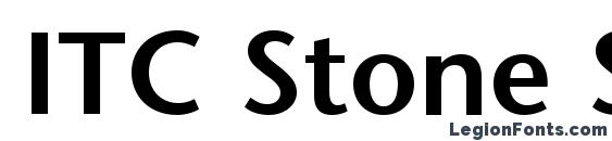 ITC Stone Sans LT Semibold font, free ITC Stone Sans LT Semibold font, preview ITC Stone Sans LT Semibold font