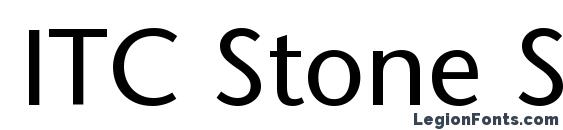 ITC Stone Sans LT Font