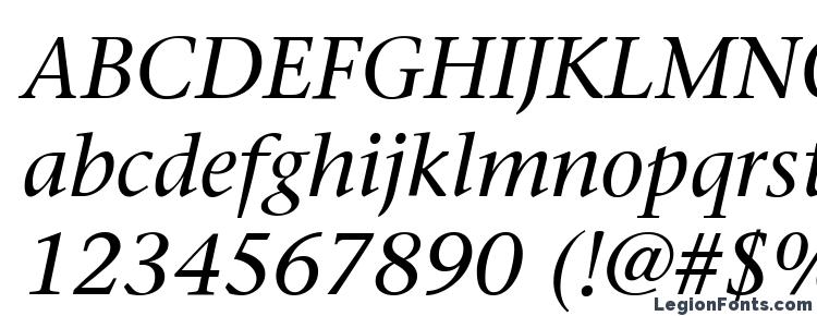 глифы шрифта ITC Stone Serif LT Italic, символы шрифта ITC Stone Serif LT Italic, символьная карта шрифта ITC Stone Serif LT Italic, предварительный просмотр шрифта ITC Stone Serif LT Italic, алфавит шрифта ITC Stone Serif LT Italic, шрифт ITC Stone Serif LT Italic