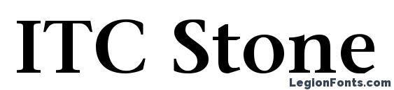 ITC Stone Serif LT Semibold Font