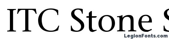 ITC Stone Serif LT Font